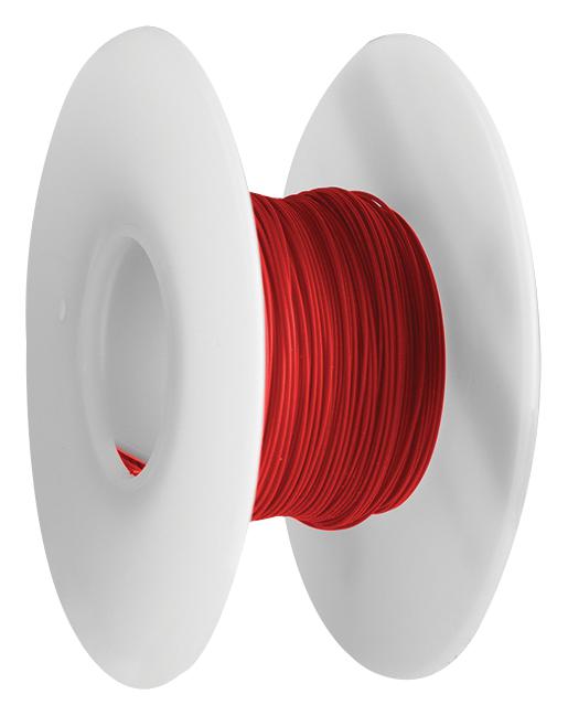 Jonard Tools R28R0100 Wire Wrapping Wire, 100Ft, 28Awg Copper, Red