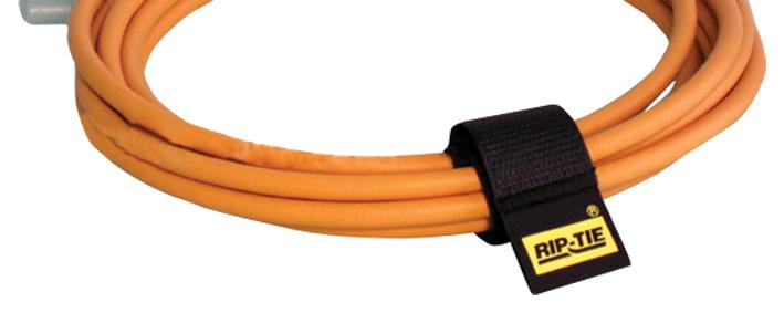 Rip-Tie H-09-010-Bk Cable Tie, 9In, Nylon, 50Lb