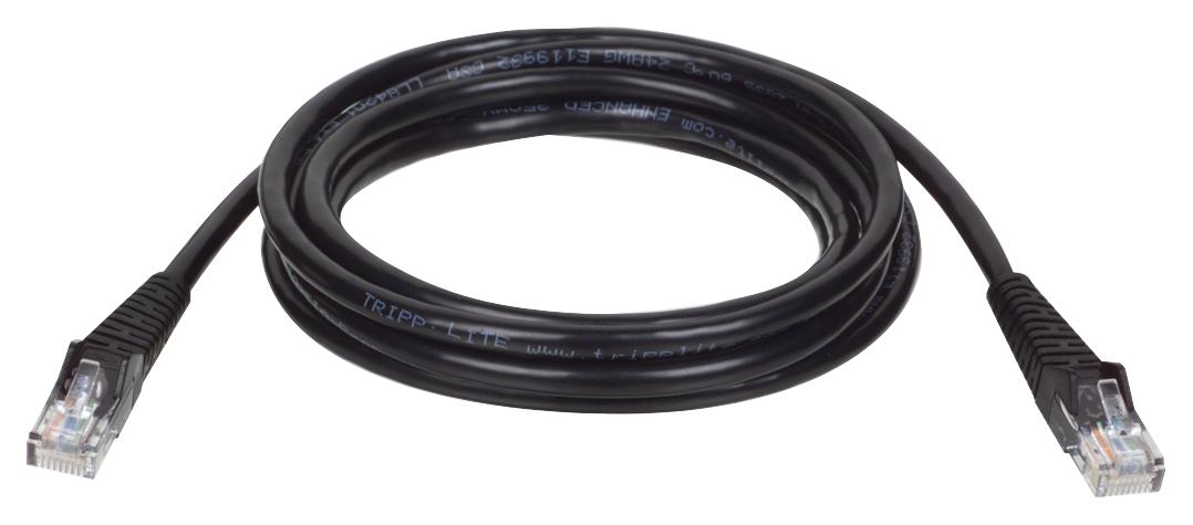 Eaton Tripp Lite N001-005-Bk Network Cable, Rj45, Cat5E, 5Ft, Blk