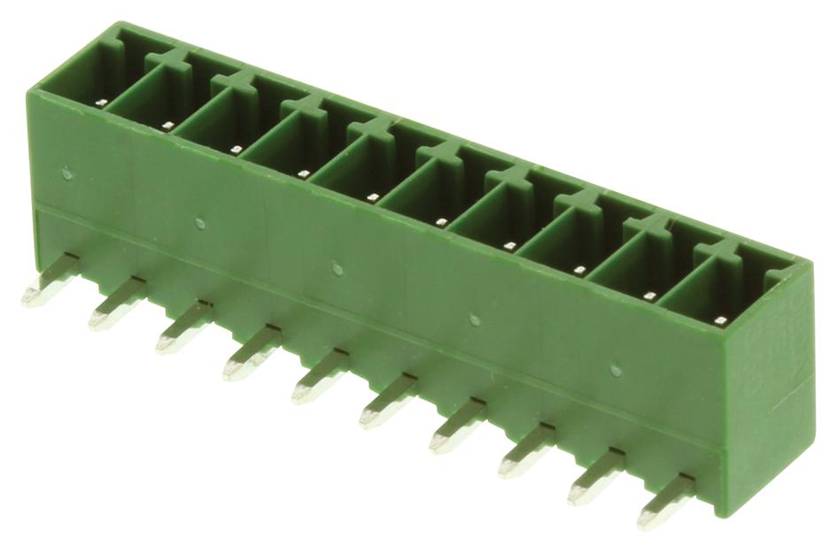 Multicomp Pro Mcte-03A10 Terminal Block Header, Right Angle, 10 Position, 3.5Mm