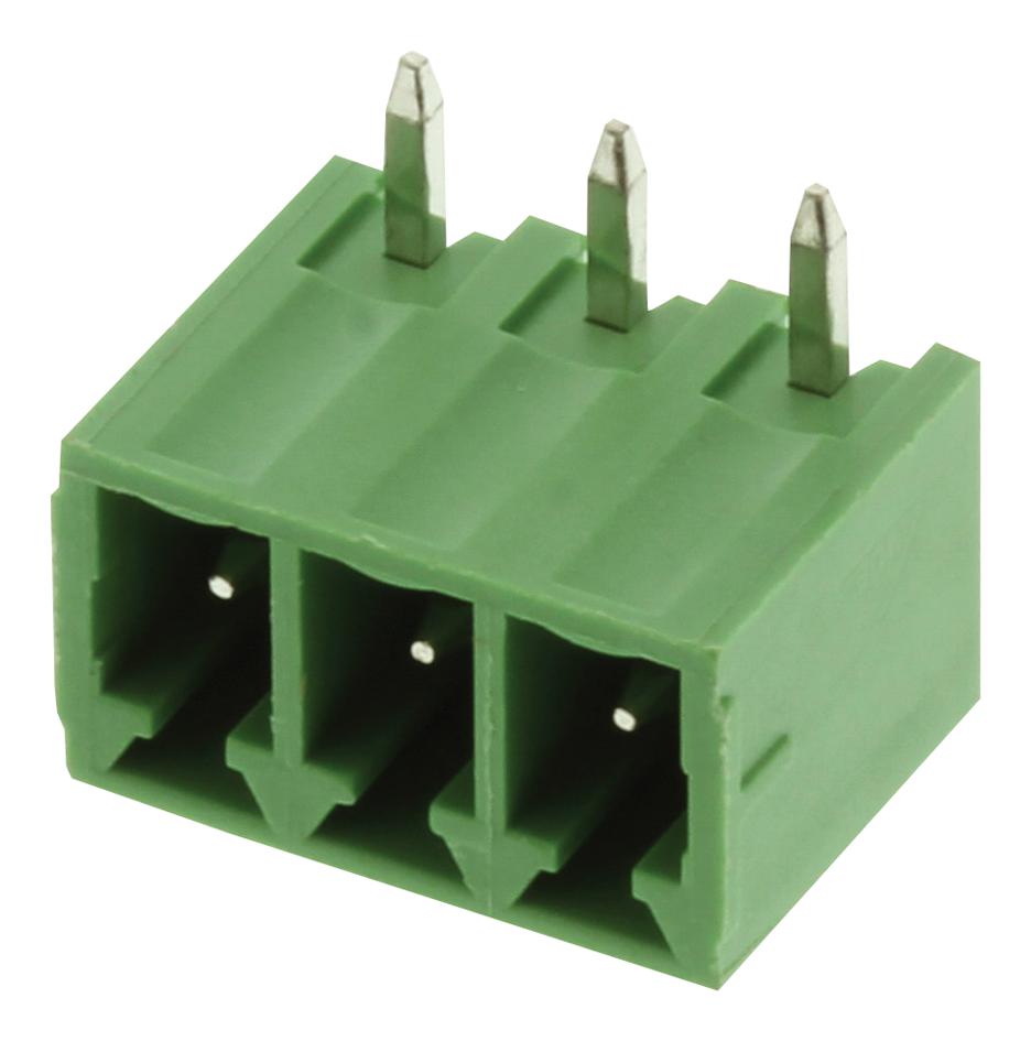 Amphenol Anytek 20020110-D031A01Lf Terminal Block, Pluggable, 3 Position