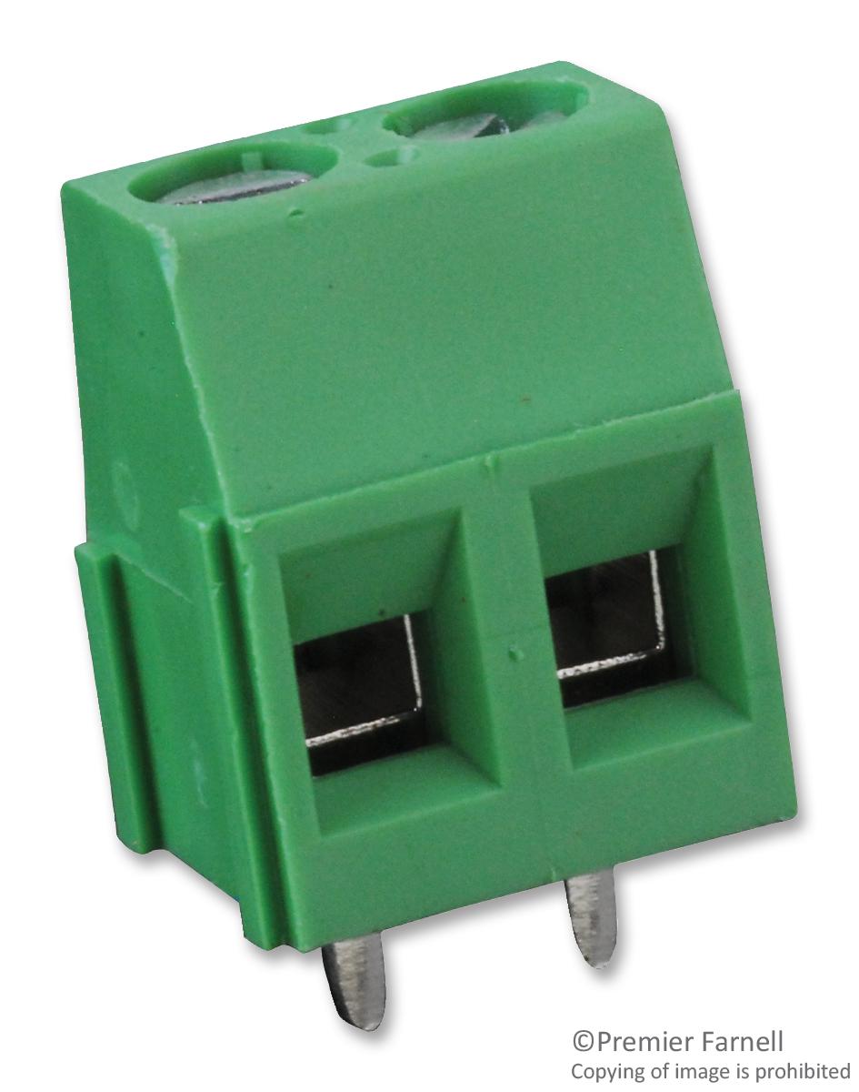 Amphenol Anytek 20020316-H021B01Lf Terminal Block Pluggable, 2 Position, 28-12Awg