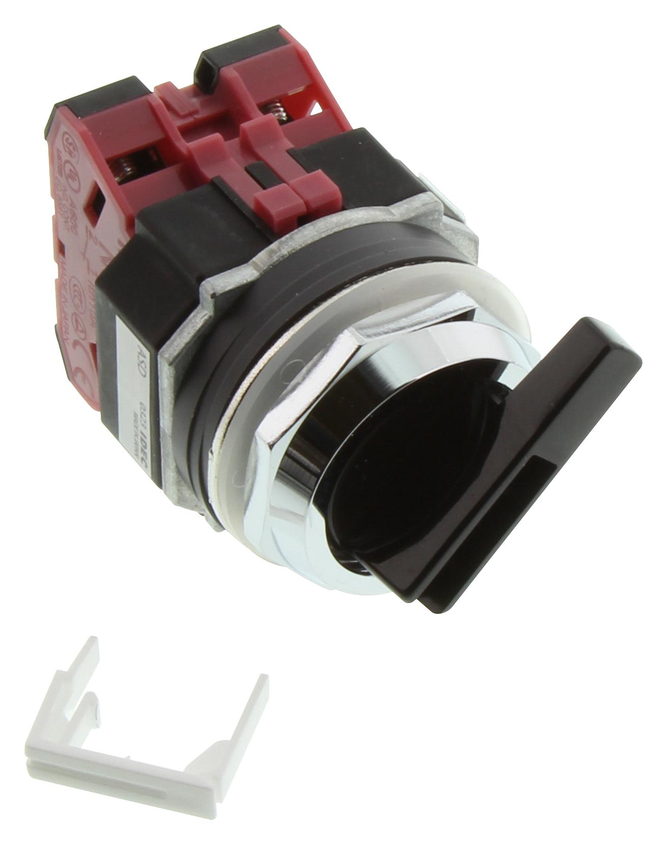 Idec Asd32L02Nu Rotary Switch, 2P, 3Pos, 10A, 110V