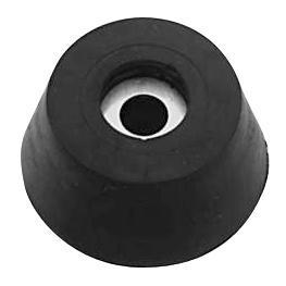 Penn Elcom F1615 Rubber Foot With Metal Washer - 1 11/16 Diameter X 3/4 Thickness