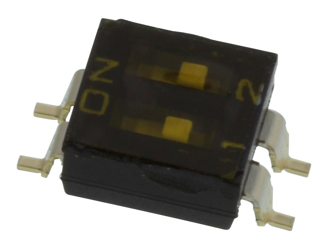 E-Switch Kae02Tggt. Dip Switch, 2Pos, Spst, Slide, Smd