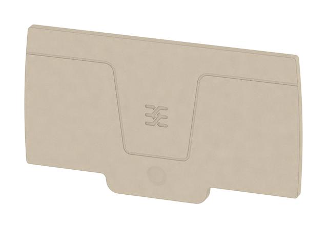 Weidmuller 2429020000 End Plate, Wemid, Beige