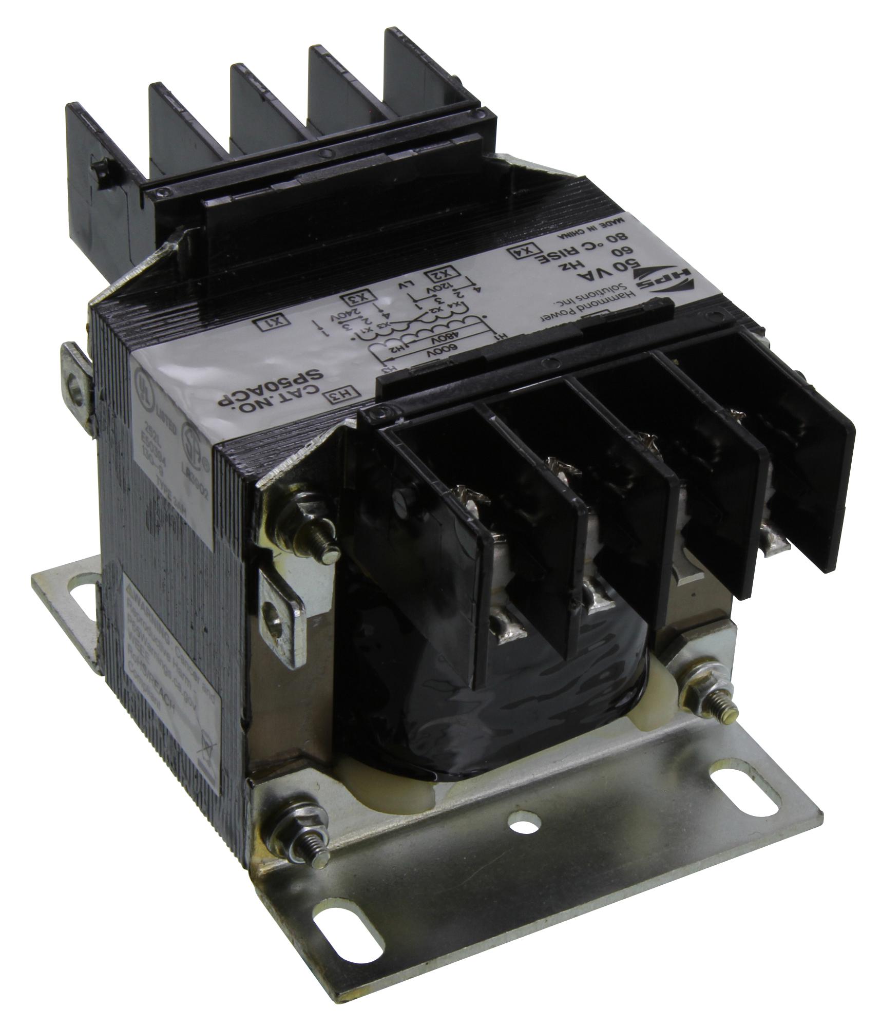 Hammond Power Solutions Sp1000Mqmj Transformer, 120V/240V, 8.33/4.17A, 1Kva