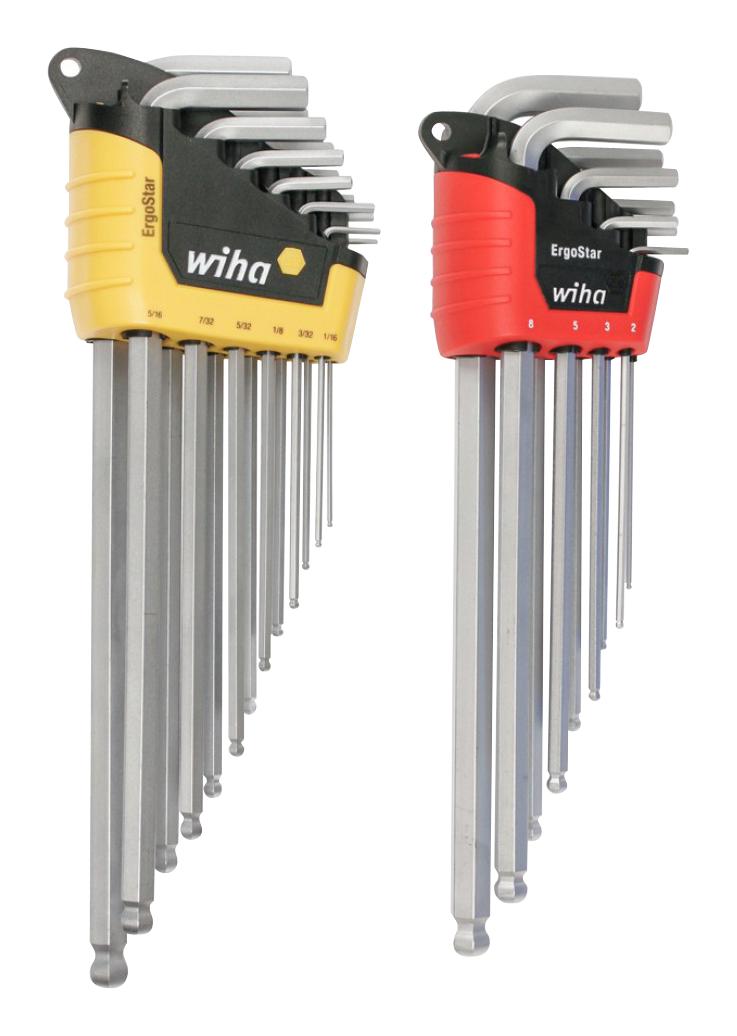 Wiha 66982 Ergostar Ball Hex L-Key 22 Pc. Set / Bag 63W4625