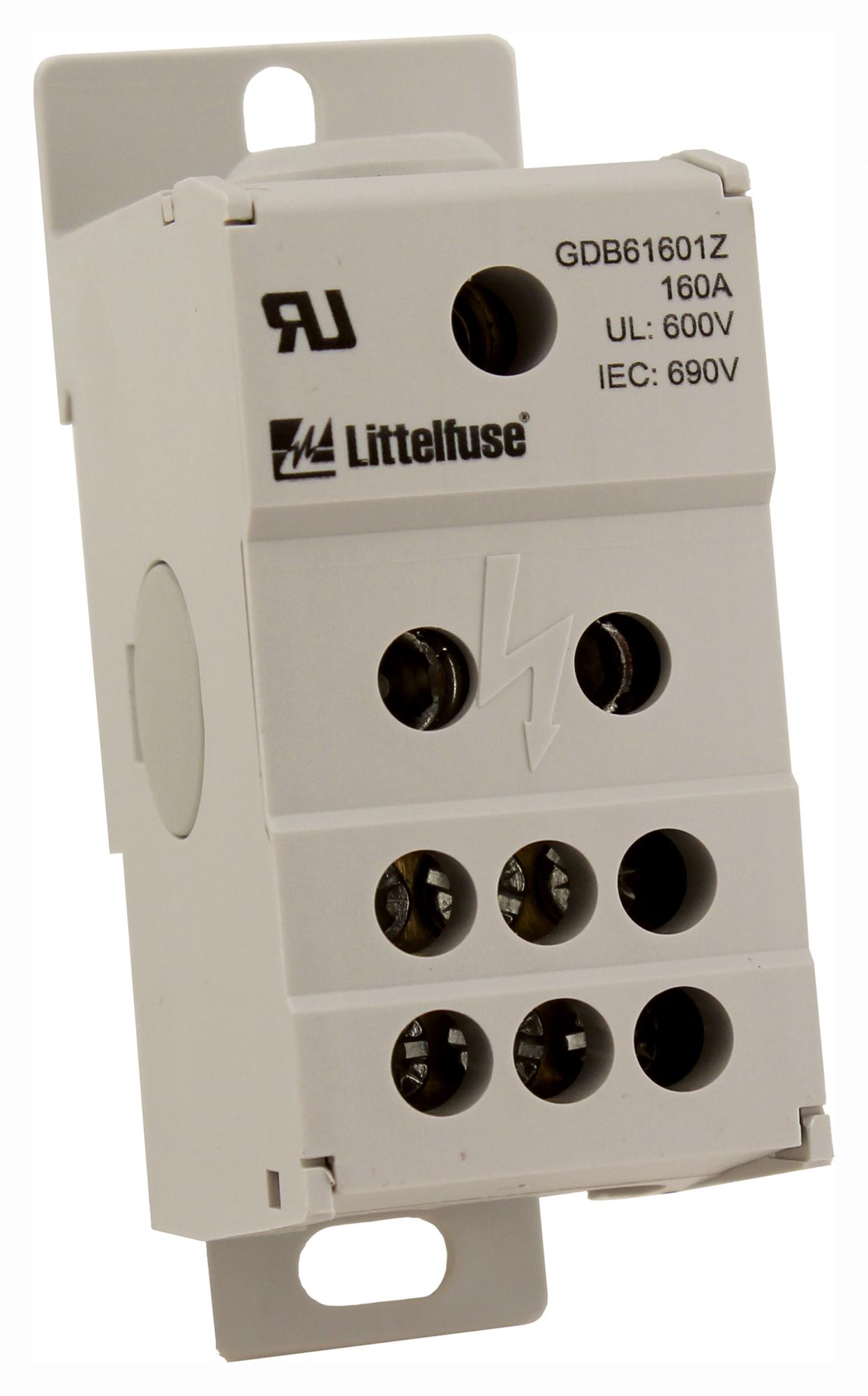 Littelfuse Gdb61153Z Global Distribution Block, 3P, 115A/690V