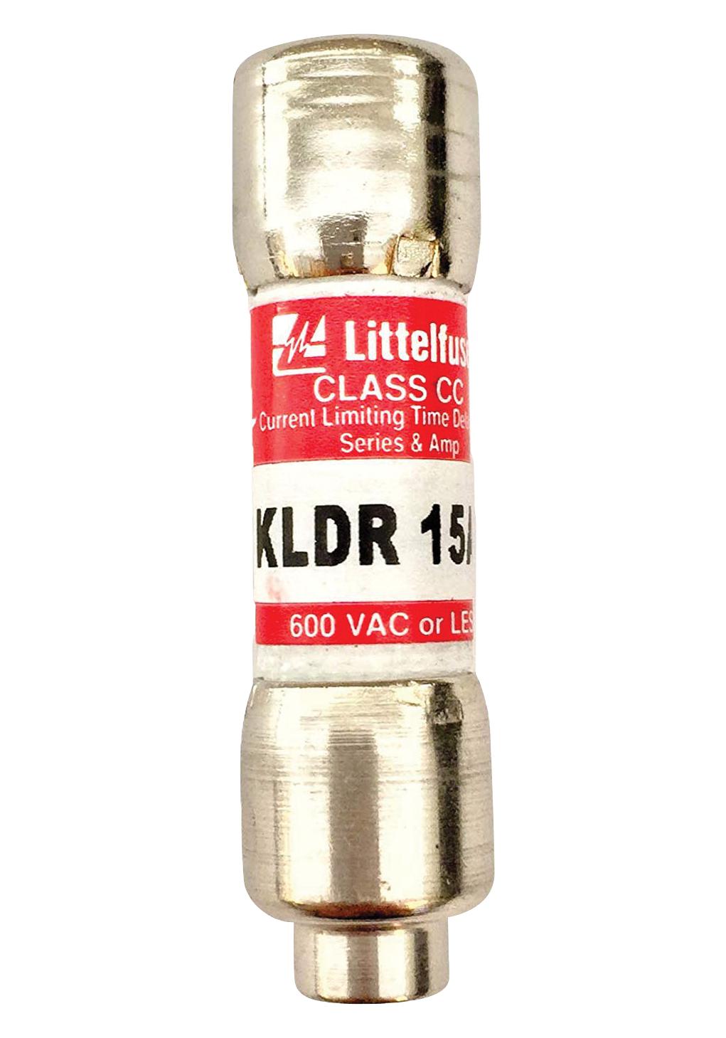 Littelfuse Kldr015.txp Fus 600V T/d Class Cc 15A Rohs 64W5763