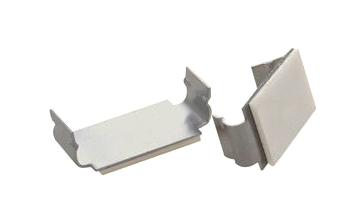 Essentra Components Afcc-08 Cable Clamp, Adhesive, Aluminium