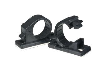 Essentra Components Cca006A Cable Clamp, Adhesive, Nylon 6.6, Black