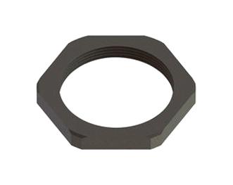 Essentra Components Cgln-M32-Bk Gland Locknut, Pa6, M32, 0.276, Black