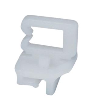 Essentra Components Drcg-Ws01 Rail Clip, Din Rail, Nylon 6.6, Natural