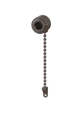 Essentra Components Efa02-09-Ass Dust Cap, W/ Chain, Stainless Steel