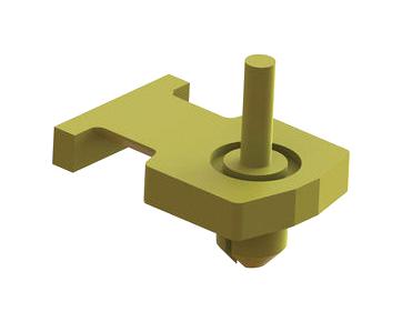 Essentra Components Fth-22-01 Cable Tie Mount, Nylon 6.6, Yellow