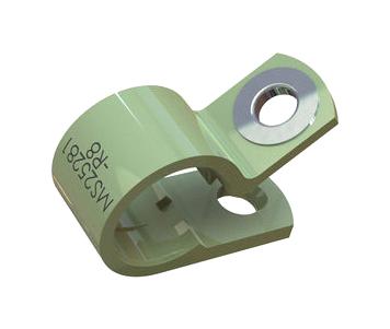 Essentra Components Nm-28-R28 Cable Clamp, 1.75, Nylon, Grn, Screw