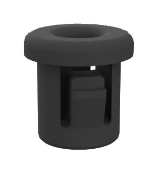 Essentra Components 22Mp02502 Grommet, Nylon 6, 0.25, Black