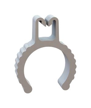 Essentra Components 23Cdc05025 Conduit Clip, Nylon 6.6, Natural