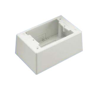 Panduit Jbp1Dwh Power Junction Box, 1 Gang, Pvc, White