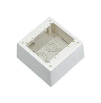 Panduit Jbp2Dwh Power Junction Box, 2 Gang, Pvc, White