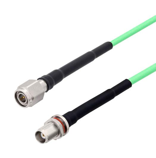 L-Com Lcca30024-Ft1 Rf Cable, Tnc Plug-Tnc Bhd Jack, 1Ft