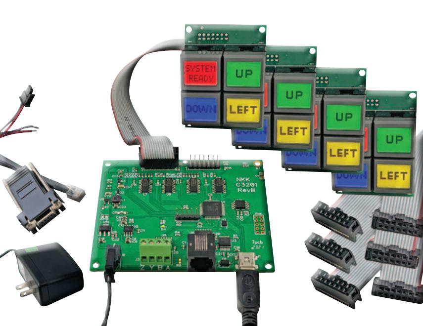 Nkk Switches Is-71005-2 Sw Development Kit, 36X24 Lcd Sw, Ctrl