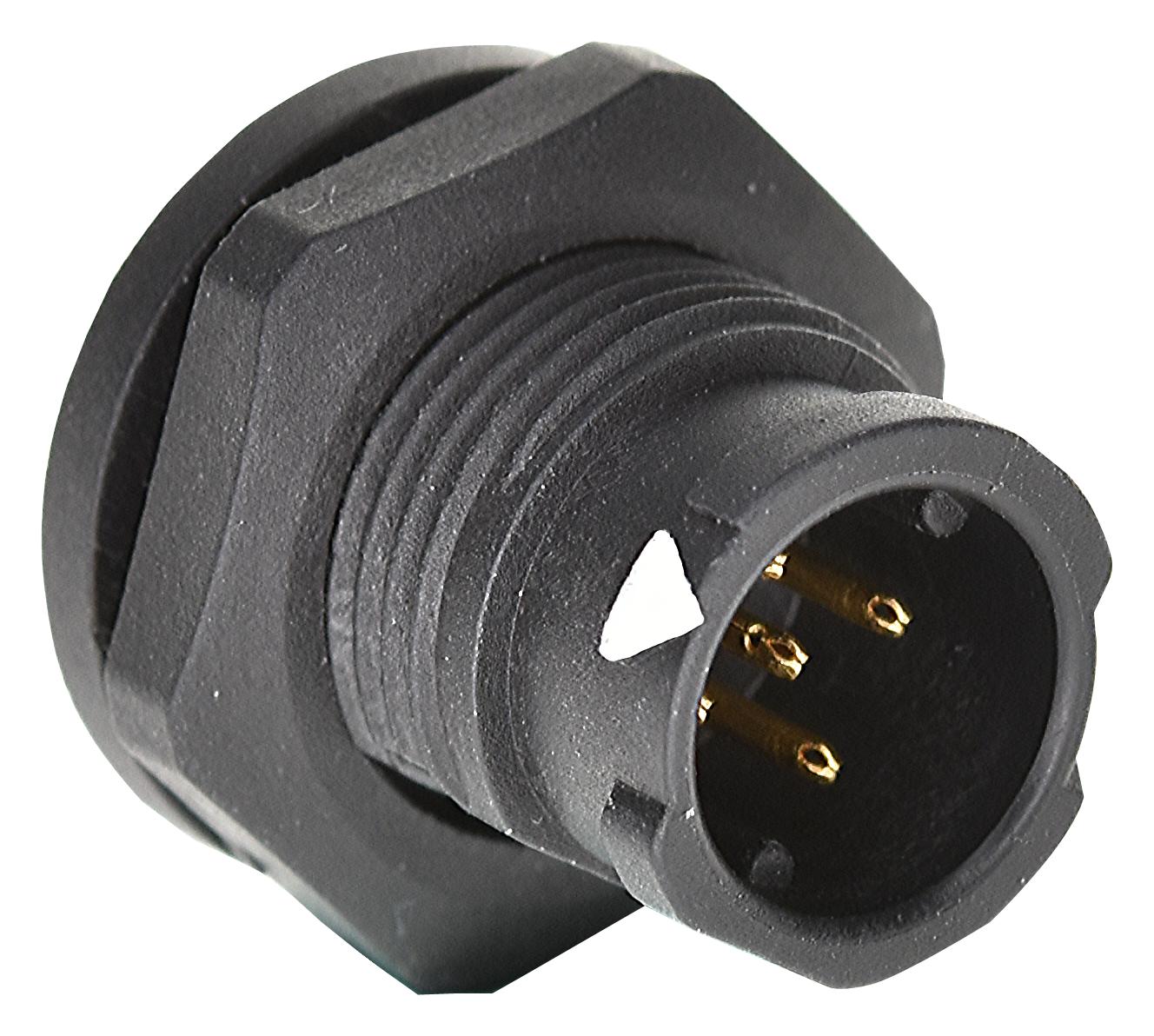 Amphenol Ltw Ad-05Pmms-Qc8001. Circular Connector, Rcpt, 5Pos, Panel