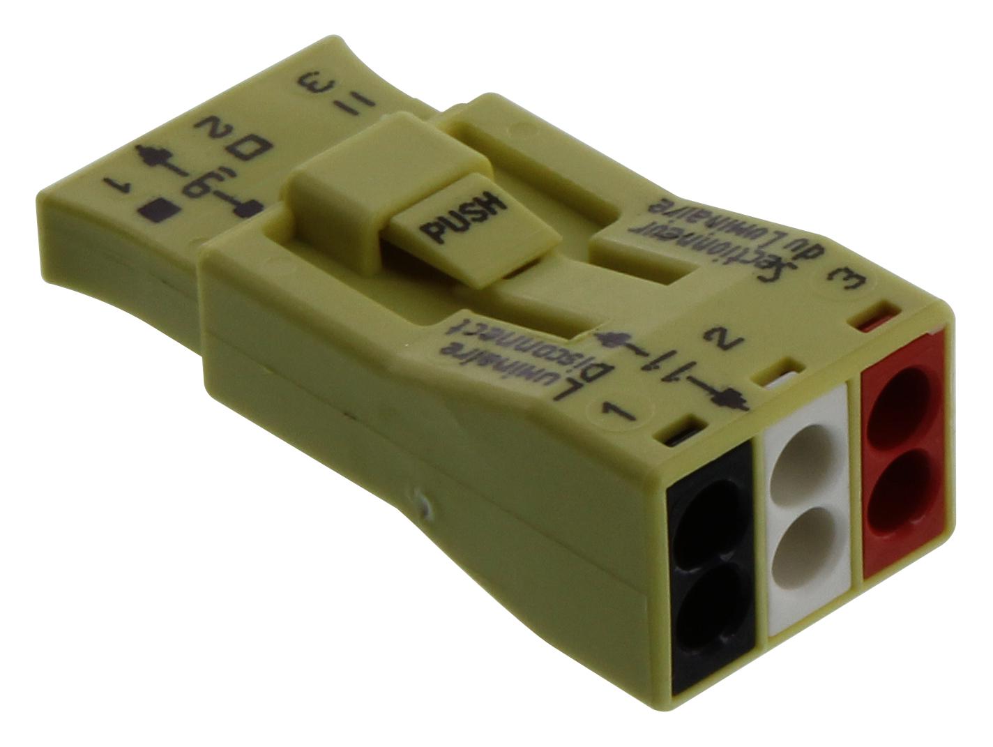 Wago 873-903 Connector, Socket, 3 Position, 1Row