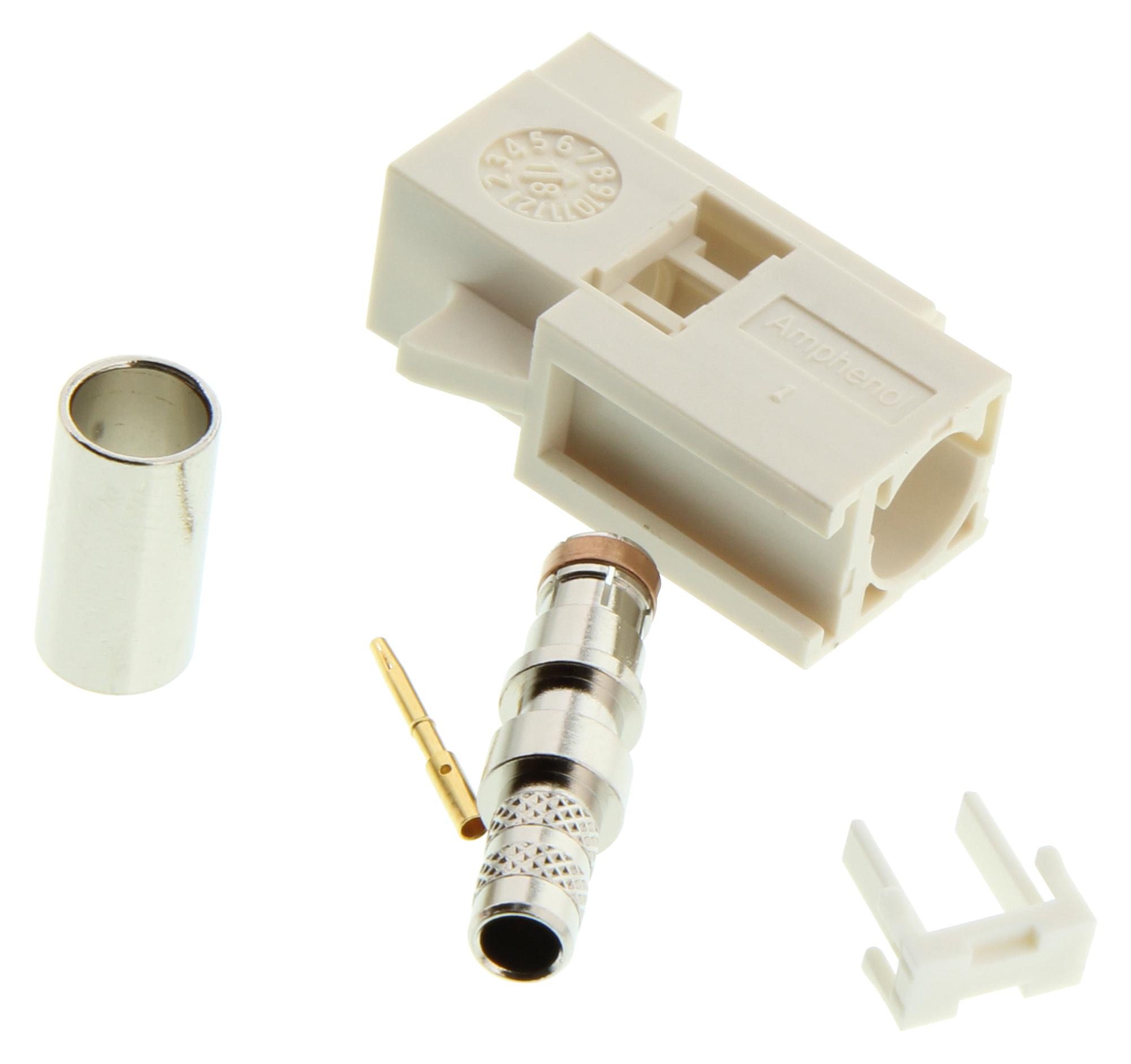 Amphenol Rf Fa1-Nbsj-C04-6 Rf Coaxial, Fakra Jack, 50 Ohm, Cable