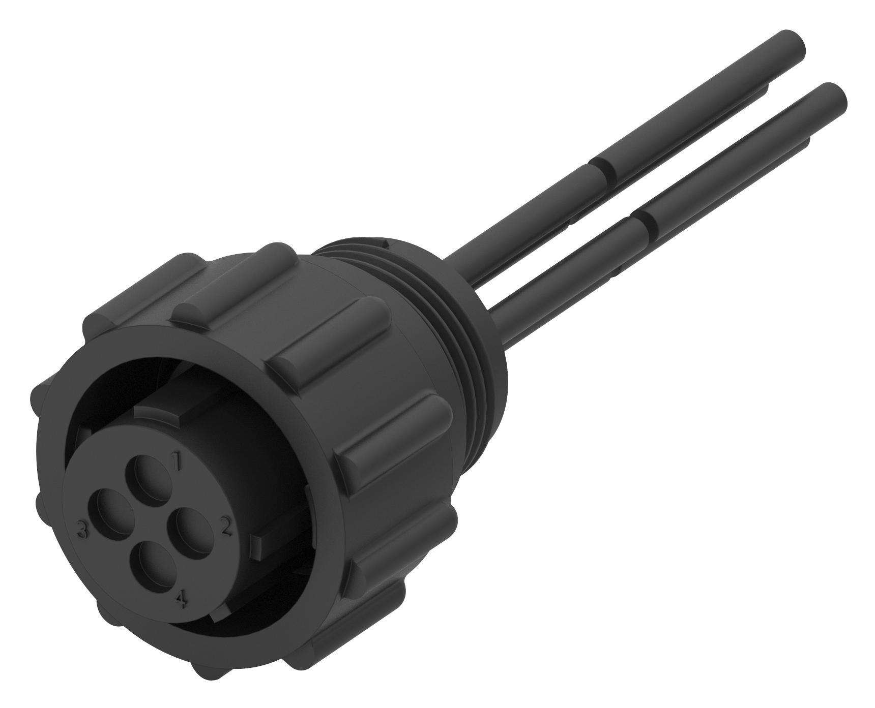 Te Connectivity 2386907-3 Cir Cable, Plug-Free End, Std, 4P, 2M