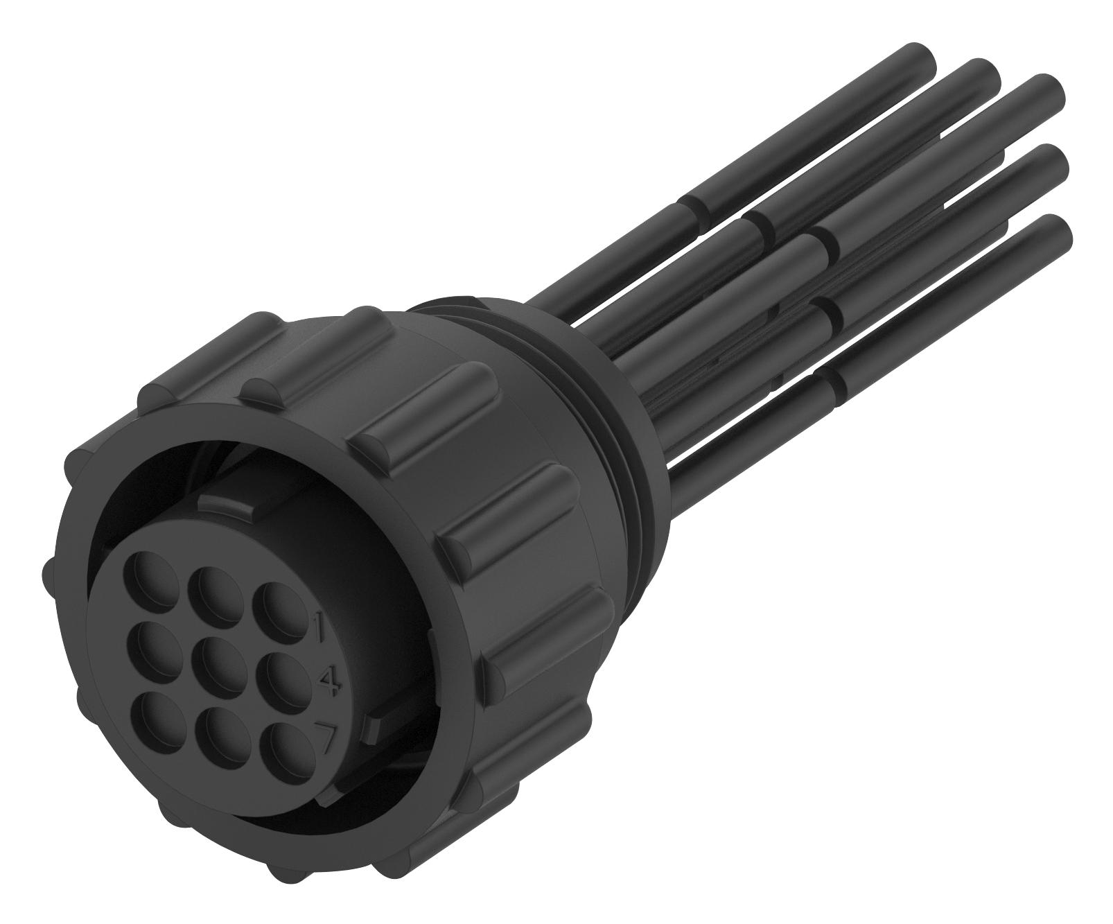 Te Connectivity 2387116-2 Cir Cable, Plug-Free End, Std, 9P, 1M