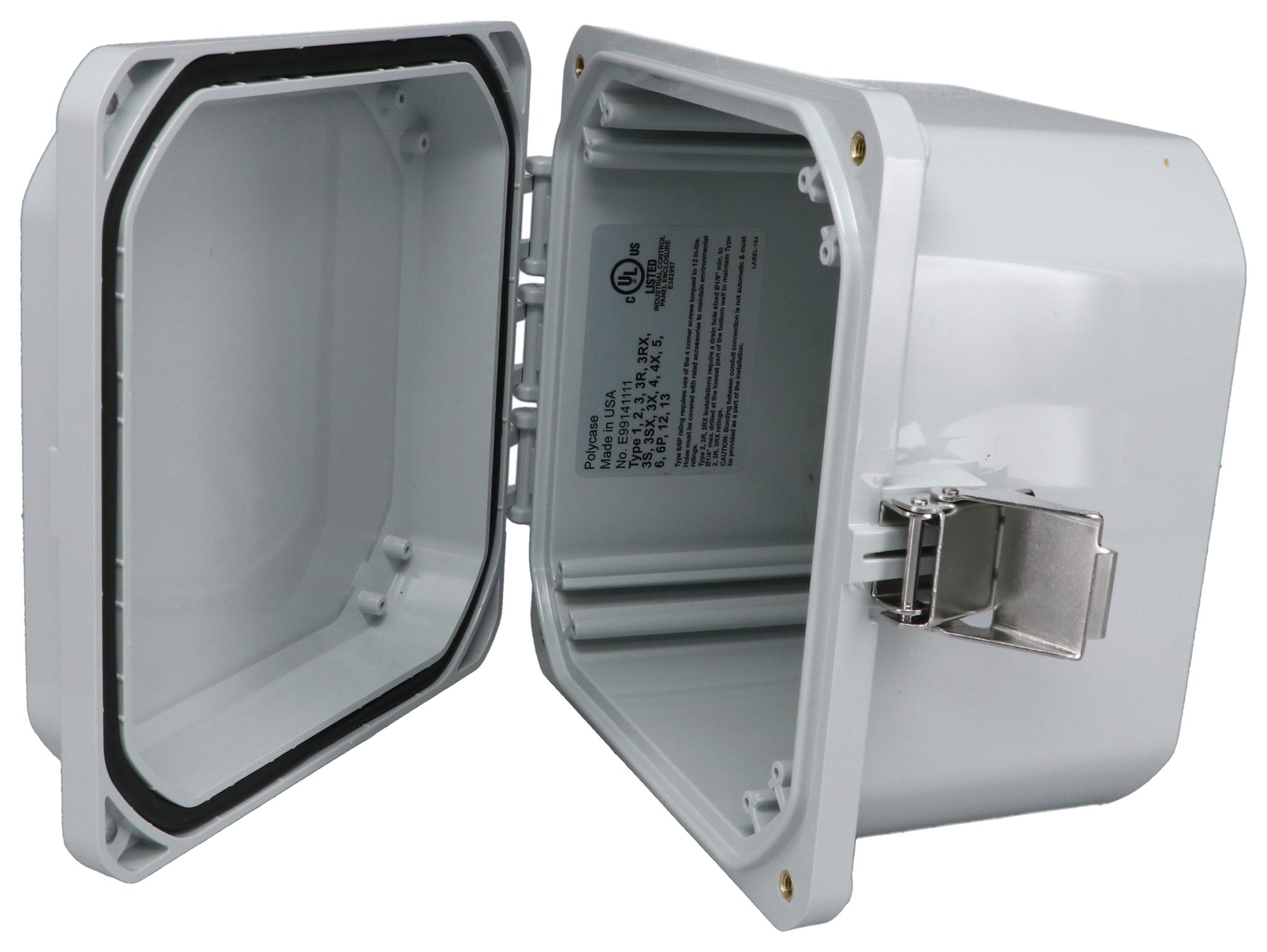 Bud Industries Dph-28707 Enclosure, Outdoor, Pc, Light Grey