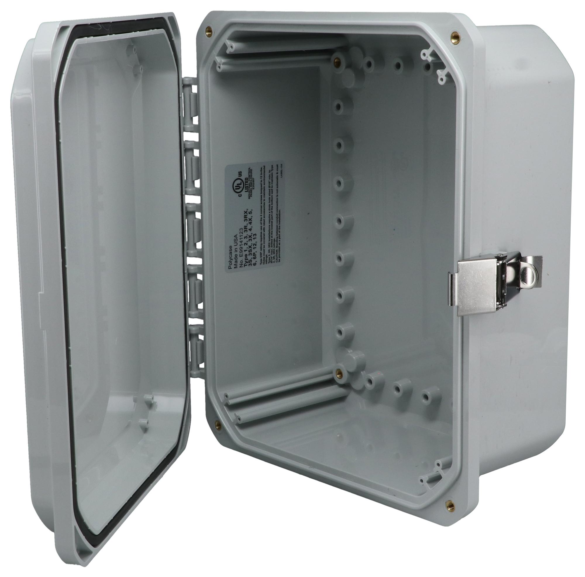 Bud Industries Dph-28710 Enclosure, Outdoor, Pc, Light Grey