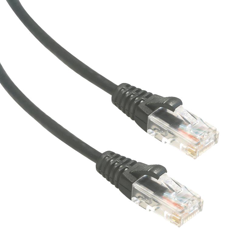 Amphenol Cables On Demand Mp-64Rj4528Gk-001 Enet Cable, Cat6, Rj45 Plug-Plug, 1Ft