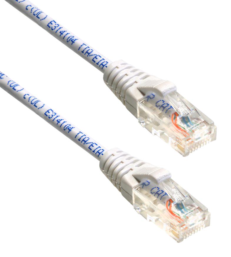 Amphenol Cables On Demand Mp-64Rj4528Gw-003 Enet Cable, Cat6, Rj45 Plug-Plug, 3Ft