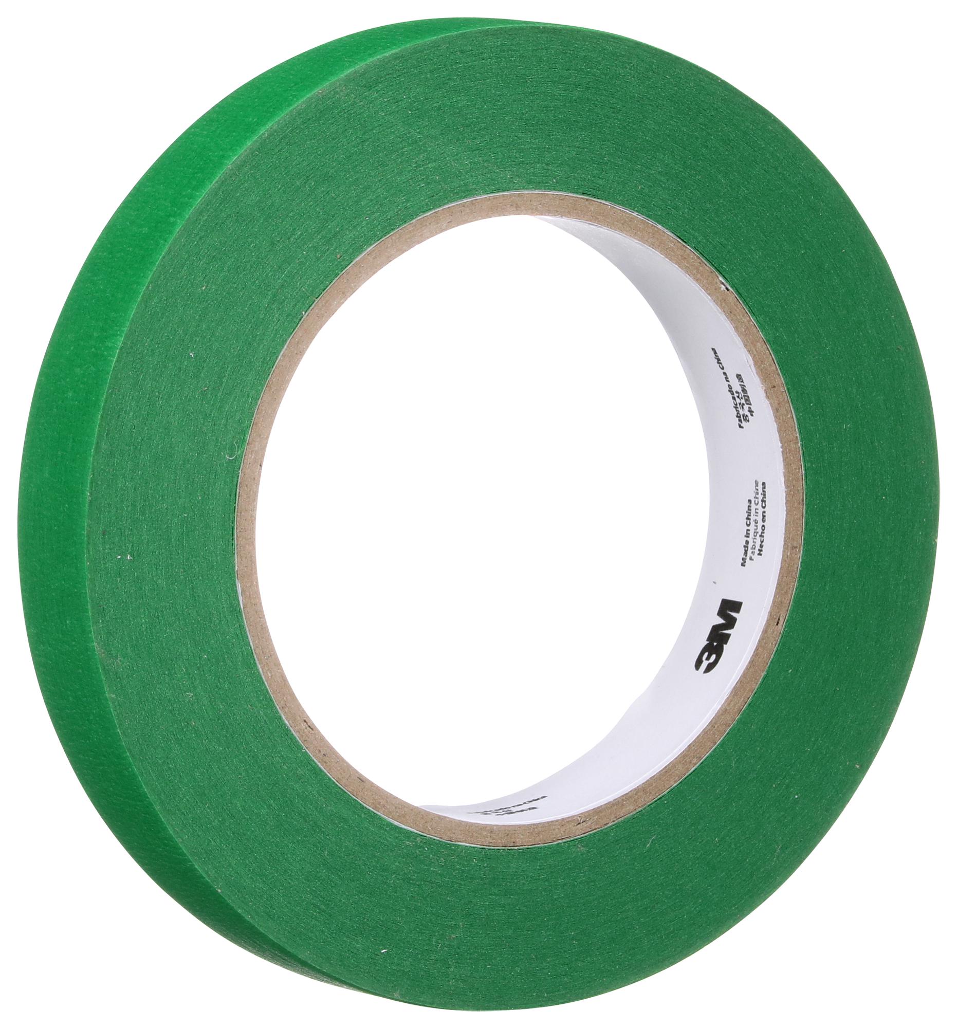 3M 7100299468 Tape, Masking, 0.7 X 180.5Ft, Grn