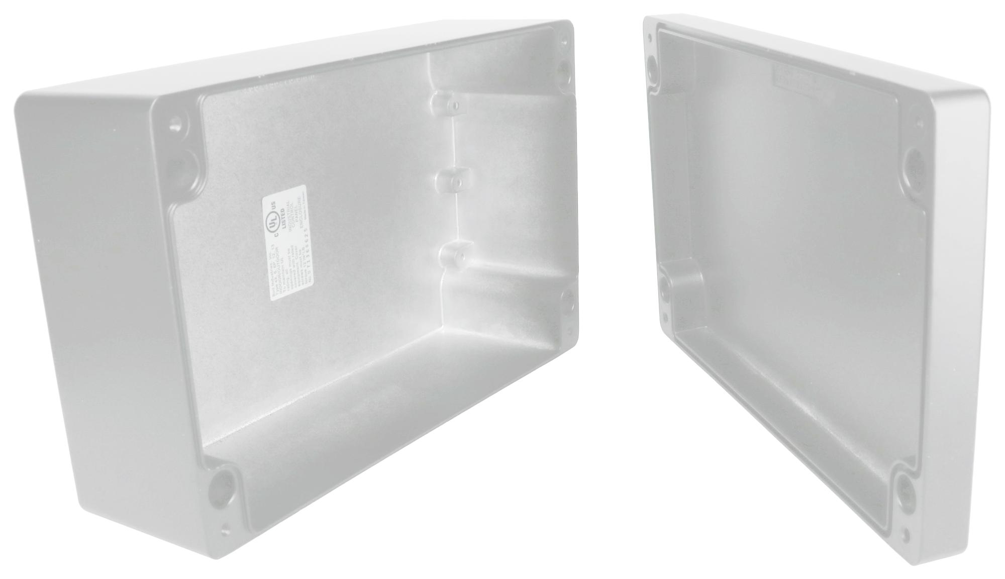 Bud Industries An-1323-A Enclosure, Wall, Aluminium, Natural