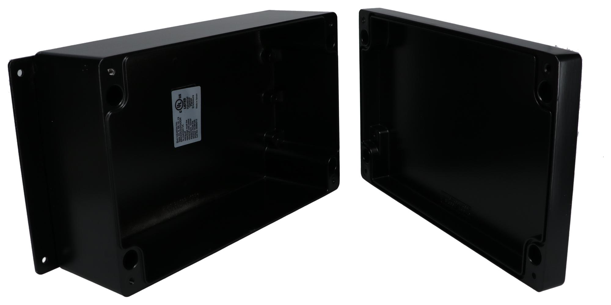 Bud Industries An-2823-Ab Enclosure, Wall Mount, Aluminium, Black