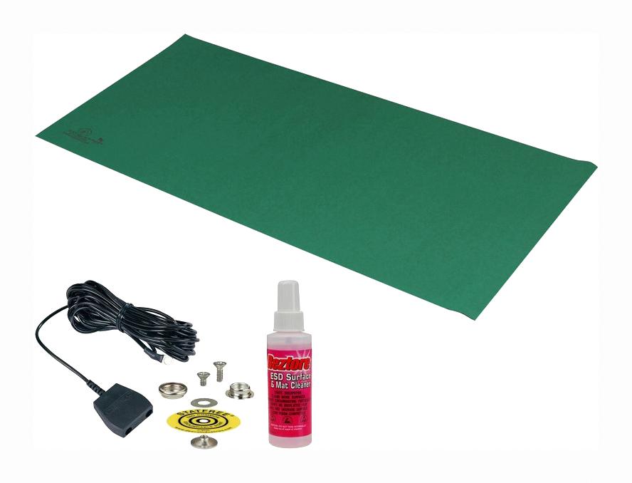 Desco 65151 Mat Kit, Vinyl, Green, 0.08x30x60