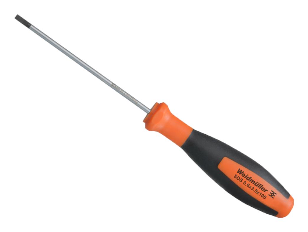 Weidmuller 2749340000 Screwdriver, Slot, 208Mm, 100Mm, 3.5Mm