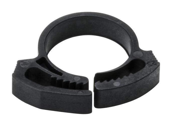 Hellermanntyton Snp12Aghs0C2 Snapper Hose Clamp, Polyamide 6.6, Blk, 18.31Mm, Pk100