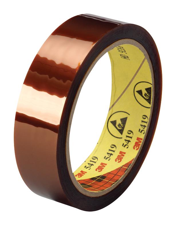 3M 5419  1 X 36 Yd Tape, 33M X 25.4Mm, Gold