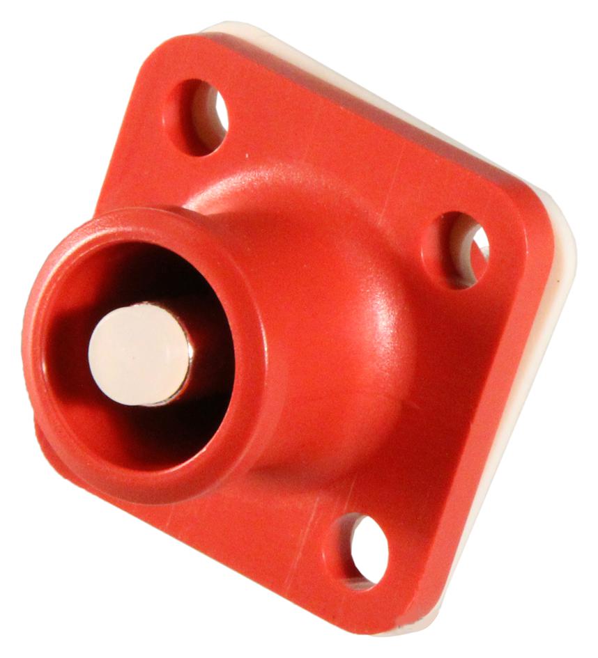 Amphenol Industrial Slpratpsr Power Entry, Receptacle, 120A, 1Kv, Red