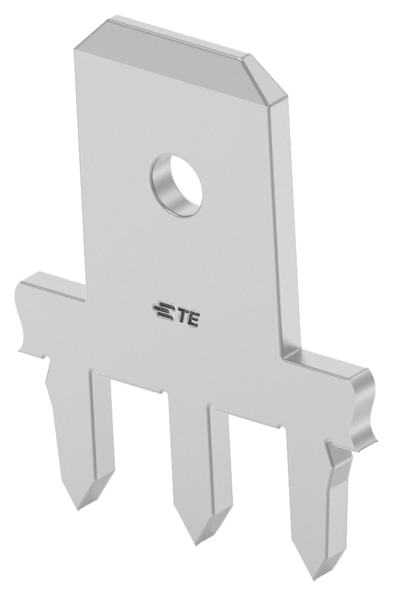 Amp - Te Connectivity 2376579-2 Pcb Terminal, 6.35Mm X 0.81Mm, Brass