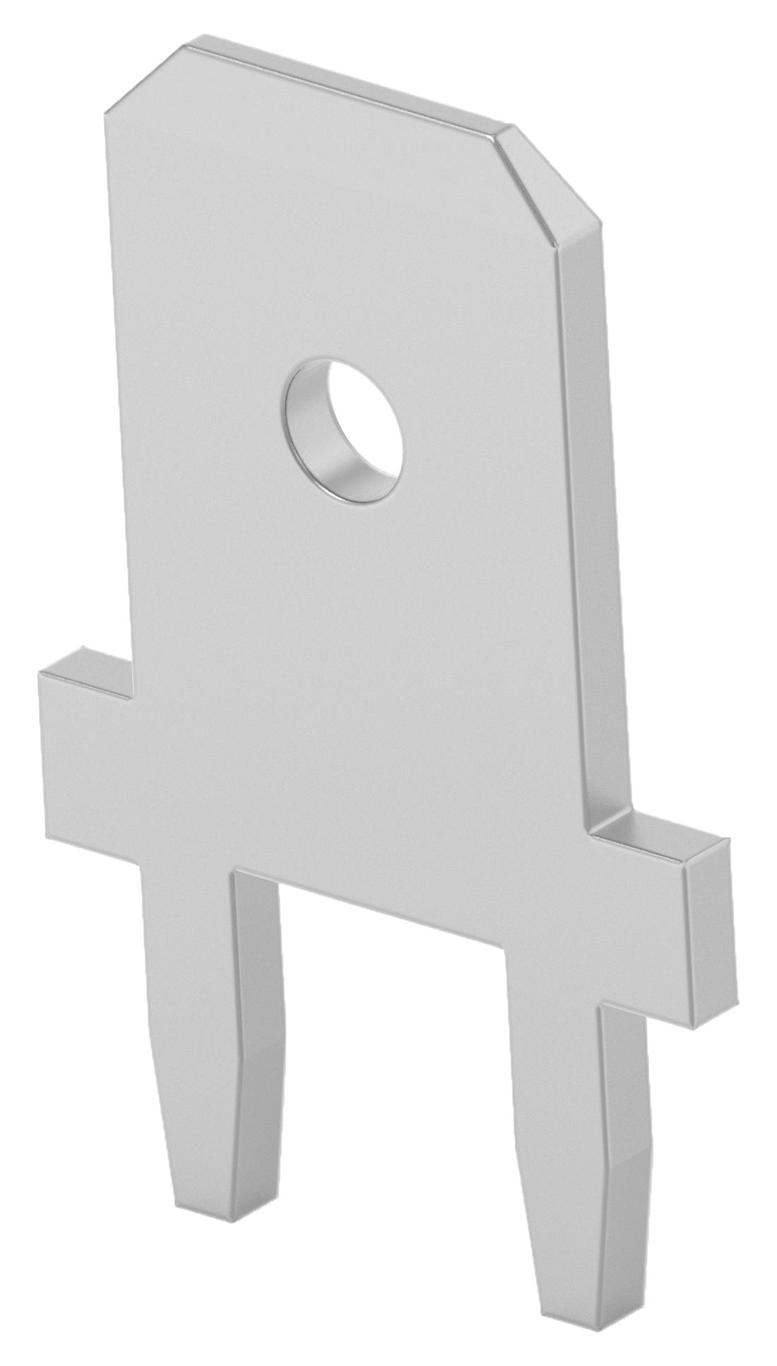 Amp - Te Connectivity 2376591-2 Pcb Terminal, 6.35Mm X 0.81Mm, Brass