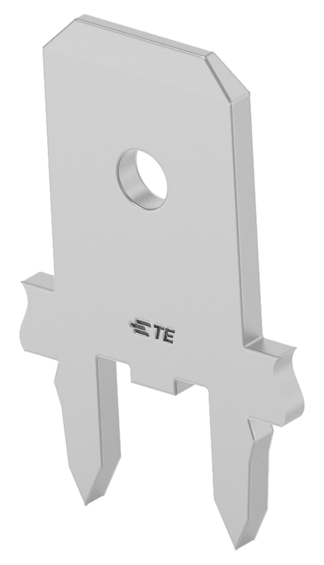 Te Connectivity 2376595-2 Pcb Terminal, 6.35Mm X 0.81Mm, Brass