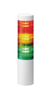 Patlite (U.s.a.) Lr10-302Wmnw-Ryg Signal Tower, 24Vdc, Amb/green/red