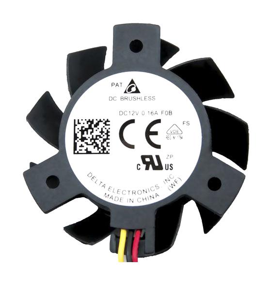 Delta Electronics / Fans Asb0412Vha-Af00 Axial Fan, 40Mm, 12V, 9.505Cfm, 32.5Dba