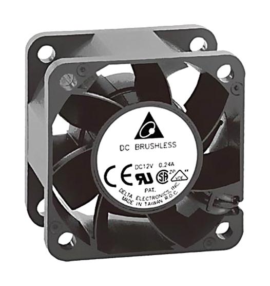 Delta Electronics / Fans Ffb0412Vhn Axial Fan, 40Mm, 12Vdc, 15.79Cfm, 45Dba